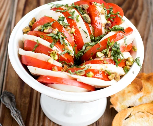 pistachio caprese salad ohsweetbasil com 4 jpeg