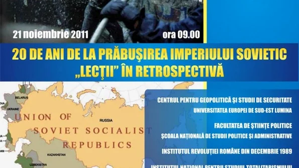 "20 de ani de la prăbuşirea imperiului Sovietic – «lecţii» în retrospectivă" jpeg