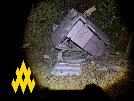 Partizanii pro-ucraineni au aruncat în aer o cale ferată din Rusia FOTO: Telegram