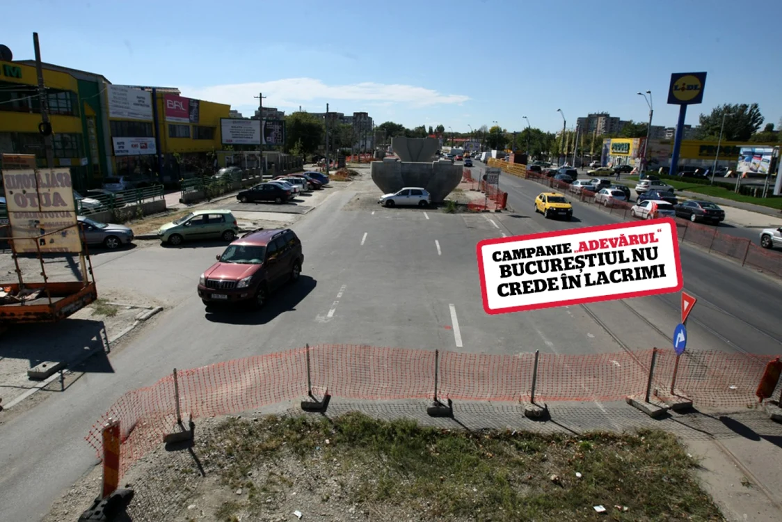Unul dintre cele mai întârziate proiecte de infrastructură ale Primăriei Capitalei este Pasajul Mihai Bravu FOTO Marian Iliescu