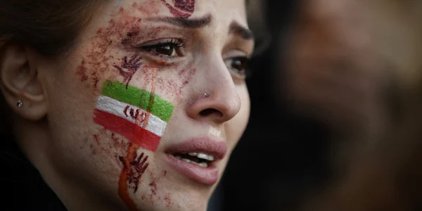 Protest de solidaritate cu situatia din Iran FOTO AFP 