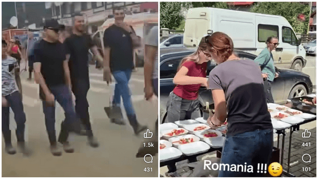 Voluntarii veniți cu Georgescu la Broșteni, revoltați că nu au primit de mâncare de la localnici. „Au coborât și au urcat. La fel de curați” 