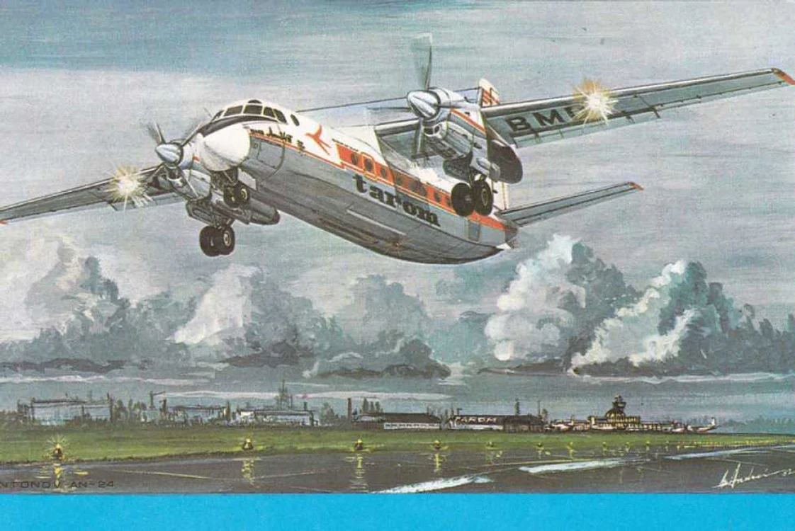 Primele aeronave purtând sigla TAROM au zburat în 1954