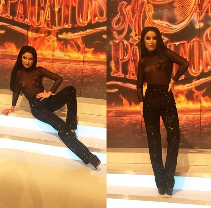 Cruduța (26 de ani) a ales o ținută provocatoare