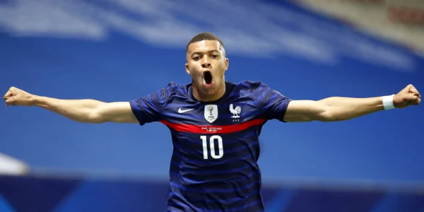 Kylian Mbappe în tricoul Franţei FOTO EPA-EFE Sebastian Nogier