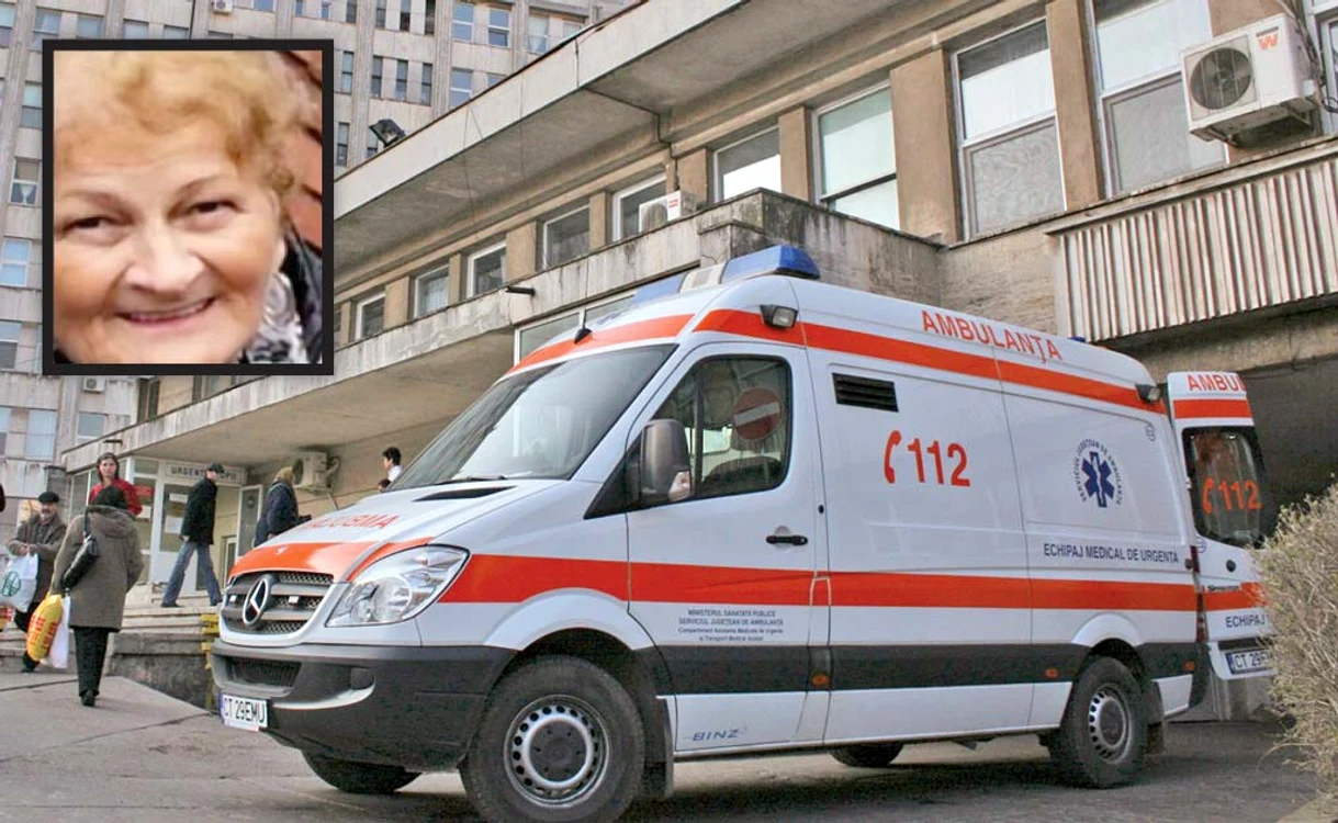 Viorica Popa a fost adusă cu ambulanţa la Spitalul de Urgenţă Constanţa