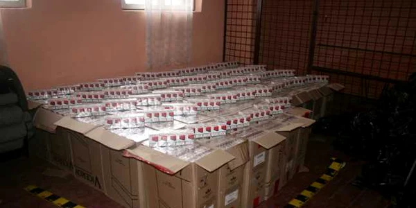 Ţigările au fost confiscate de către poliţişti