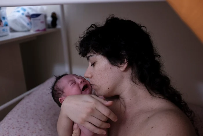 Cabiria și fiul ei - Foto: Facebook