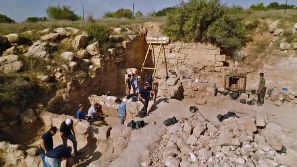 „Mormântul Salomeei”, una dintre moașele prezente la nașterea lui Iisus, descoperit în Israel  (foto: Emil Aladjem, Israel Antiquities Authority)