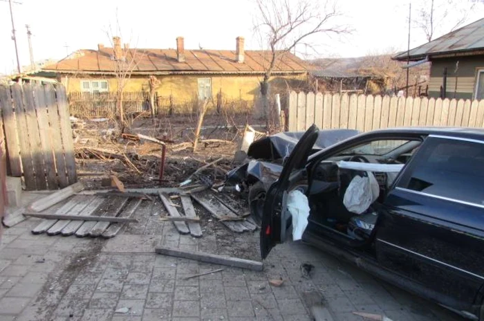 Poliţistul de frontieră a fugit de la locul accidentului, fără să se intereseze de soarta copilului accidentat FOTO Sabina Ghiorghe