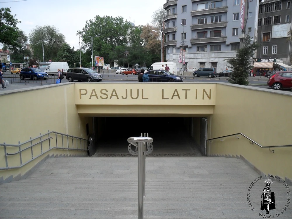 Pasajul Latin din Bucureşti, fost Pasajul Lipscani.