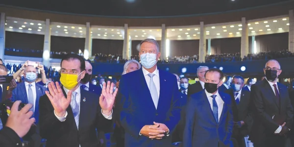 Ludovic Orban şi Klaus Iohannis FOTO Mediafax