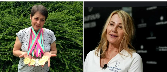 Ecaterina Szabo și Nadia Comăneci, două mari sportive ale României / foto: colaj Click!