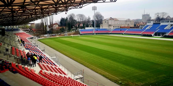 Stadionul „Eugen Popescu”. FOTO Cristian Stan / Facebook