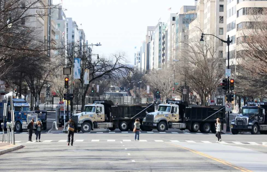 Măsuri de securitate fără precent în Washington pentru investirea noului preşedinte al americii. soldaţi. foto gettyimages