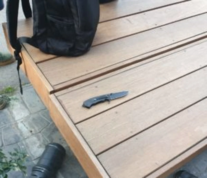 Asupra unui protestatar a fost găsit un cuțit 