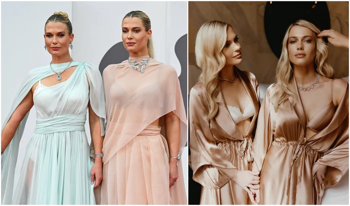 Eliza Spencer și Amelia Spencer cu sutienele la vedere   Instagram jpg