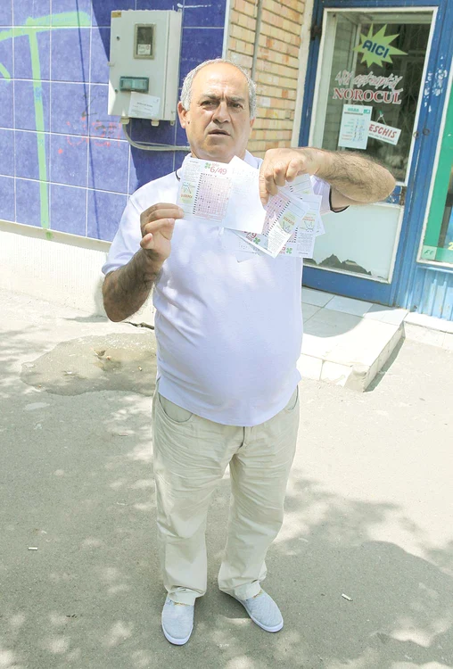 Petrică Iancu îşi va cumpăra o casă dacă va câştiga premiul cel mare la “6 din 49”Foto: Sever Gheorghe