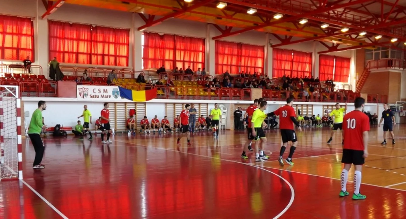 Jucătorii de la CSM Satu Mare au debutat cu dreptul în returul Diviziei A Seria B. FOTO - csm satu mare.ro