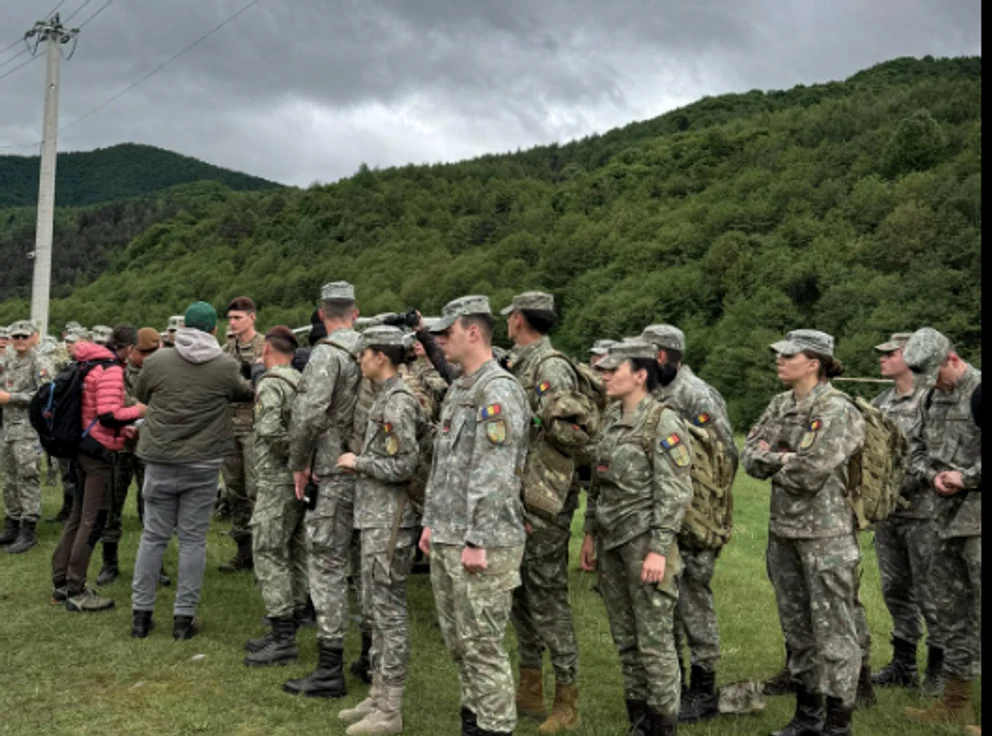 Militari de la Academia Forțelor Terestre din Sibiu FOTO: FB