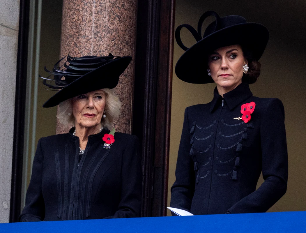 Kate Middleton și Camilla, de Ziua Comemorării, Getty