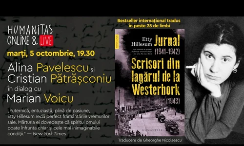 Dezbatere Humanitas: Etty Hillesum, „Jurnal (1941–1942) Scrisori din lagărul de la Westerbork (1943)” jpeg