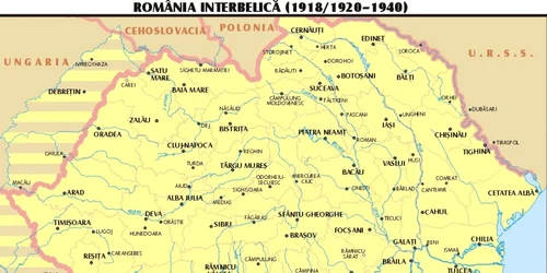 romania mare harta