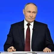 Vladimir Putin în conferința anuală FOTO AFP 