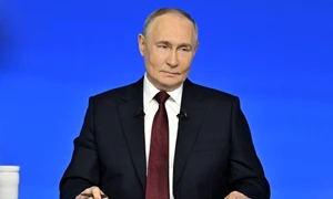 Vladimir Putin în conferința anuală FOTO AFP 