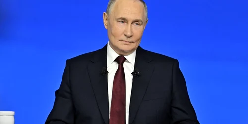 Vladimir Putin în conferința anuală FOTO AFP 