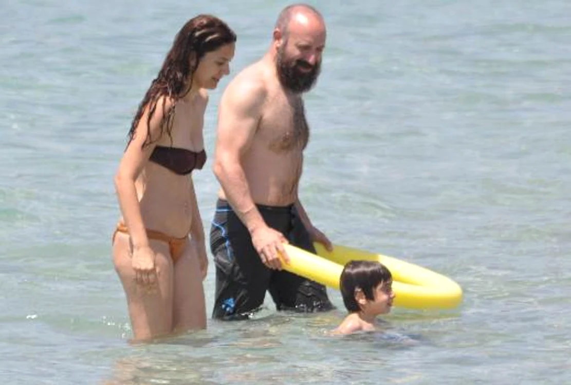 Halit Ergenç şi familia