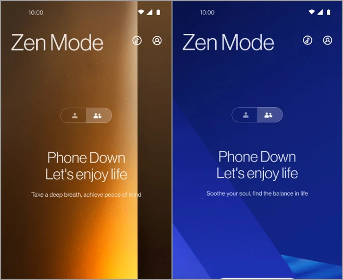 OxygenOS 12 Open Beta Zen Mode