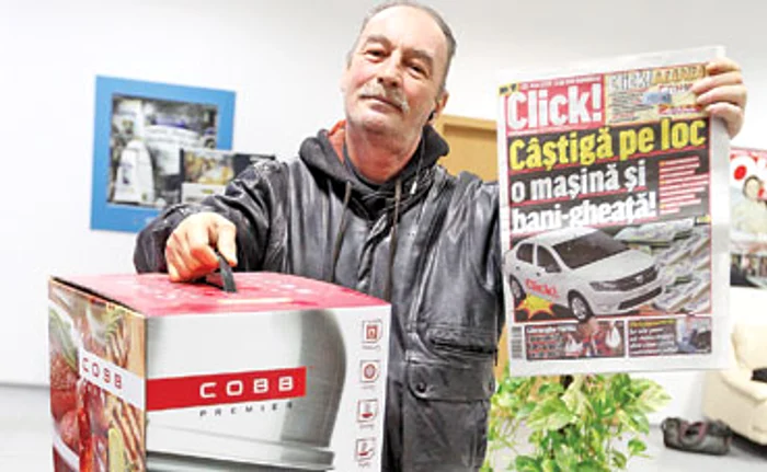 
    Romeo Teodor Ario a fost foarte încântat de premiul câştigatFoto: Sever Gheorghe  