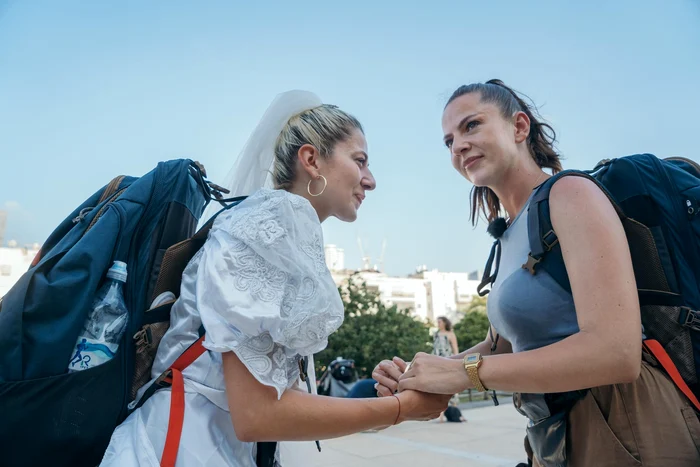 Lidia Buble a ținut să îmbrace rochia de mireasă în momentul în care a aflat că a fost eliminată de la Asia Expressfoto: Antena 1