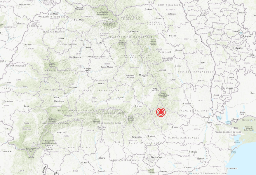 Cutremur cu magnitudinea de 4,2 în zona seismică Vrancea