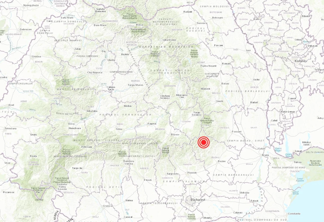 Cutremurul a avut loc în zona seismică Vrancea-Buzău