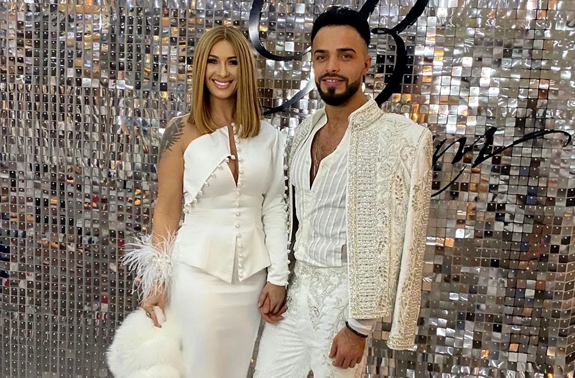 
    Anamaria Prodan și sărbătoritul,  Bassam Dabbas  