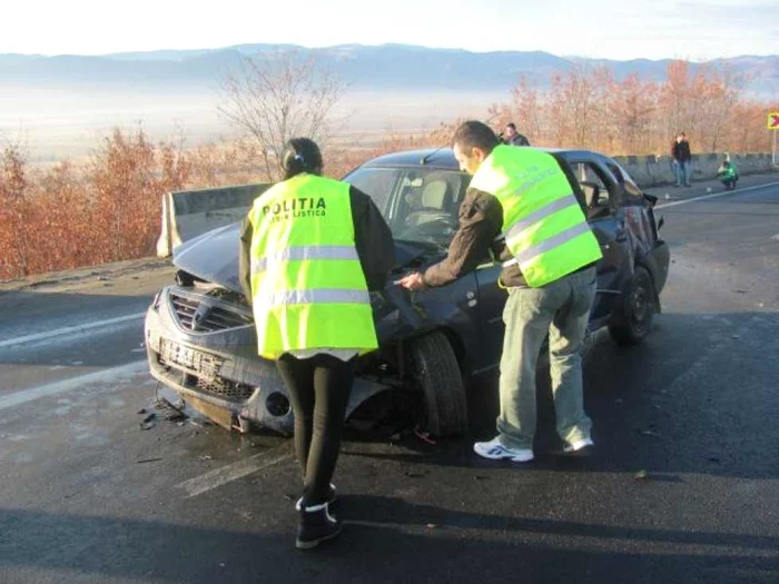 Accident spectaculos pe DN1 în judeţul Sibiu la Cristian