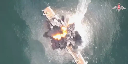 Rusia a prezentat un nou tip de dronă navală de atac foto X