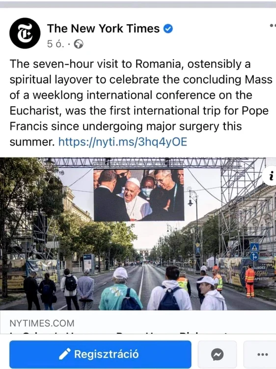 Postarea de Facebook-ul celor de la New York Times
