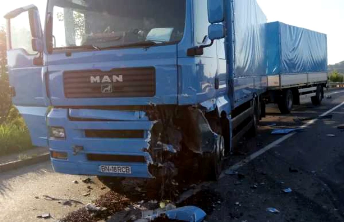 Accident mortal pe şoseaua de centură a Mediaşului - SIbiu Foto Adevărul