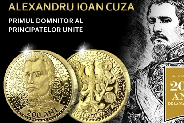 Serie de 10.000 medalii comemorative dedicate domnitorului Cuza