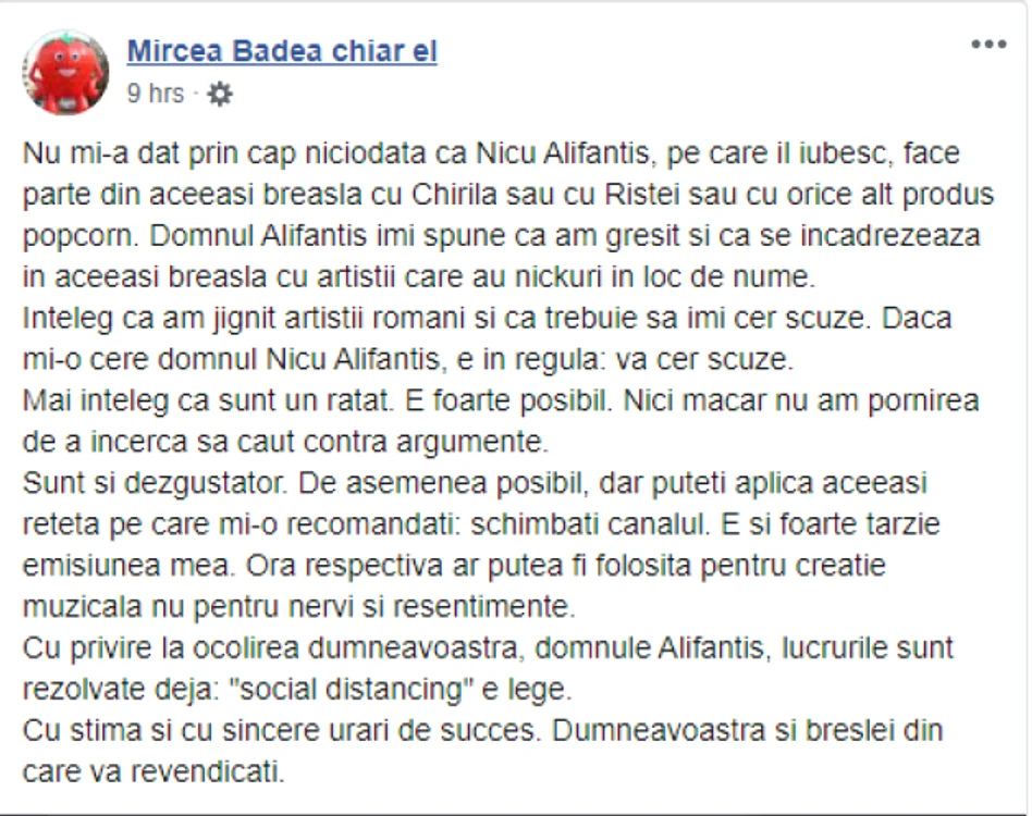 mircea badea captura facebook 