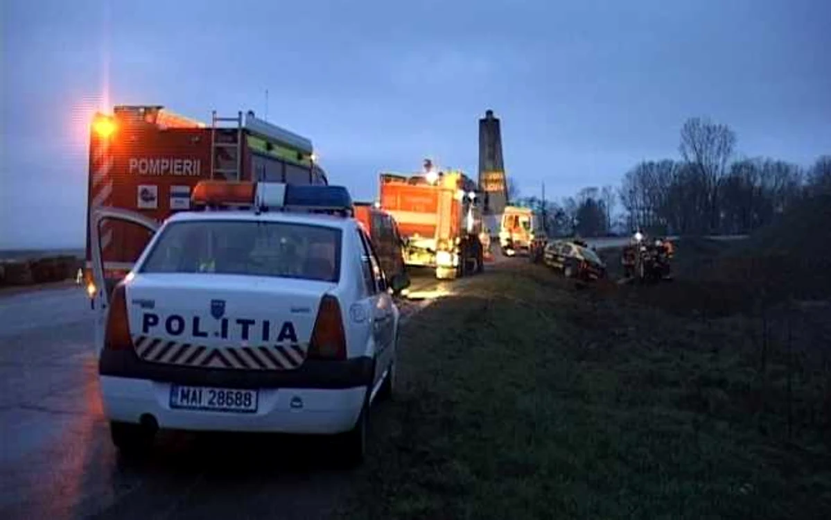 Un tânăr de 18 ani a murit într-un accident care a avut loc noapte de luni spre marţi lângă localitatea Cărpiniş FOTO Adevărul