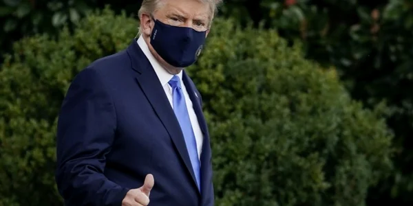 donald trump masca covid . foto guliver-gettyimages