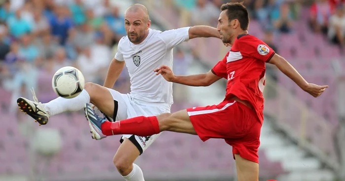 Szabolcs Szekely, golgeterul echipei ACS Poli, a marcat de cinci ori în acest sezon Foto: Sebastian Tătaru/Mediafax