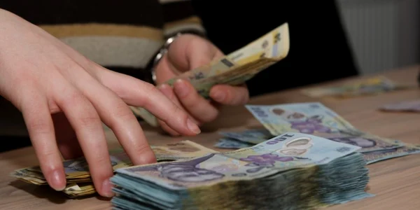 Teanc bani - lei - cash FOTO Adevarul 