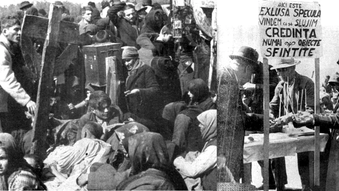 Maglavit, în timpul pelerinajelor la Petrache Lupu. Foto: Realitatea Ilustrată. 