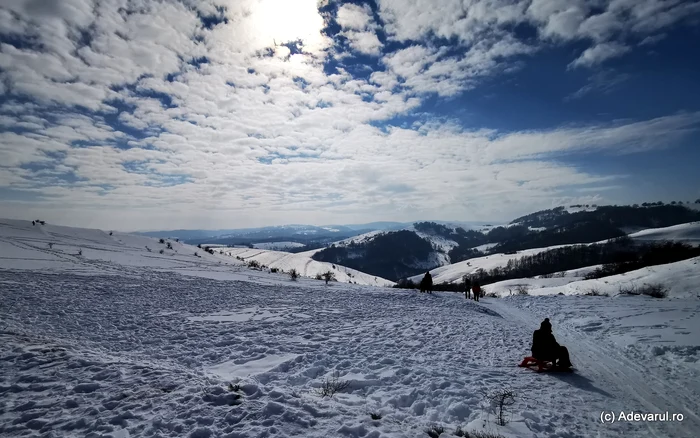 Va fi vreme însorită, dar frig, duminică, anunță ANM. Foto: Daniel Guță ADEVĂRUL