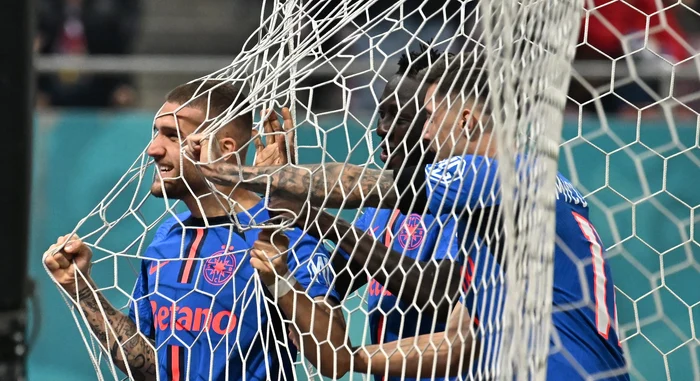 Daniel Bîrligea a marcat pentru 2-0 în partida cu Mydtjylland. Foto Facebook